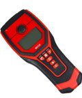 Badass Multifunctional Stud Finder Wall Scanner and Electrical Pipe Detector with waterproof probe and adjustable controls.