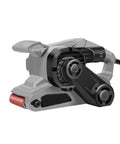 Heavy Duty Portable Tabletop Belt Sander And Polisher, 810W high power motor with compact grip for efficient woodworking.