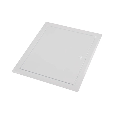 Legit Heavy Duty Metal Wall Access Panel For Drywall With Sturdy Grab Handle Clean Flush Cover For Crawl Space And Plumbing Lines Straight Up Pro Build Hassle Free Installation, white flush mount panel
