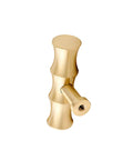 Bamboo Brass Kitchen Cabinet Knobs 52mm Long 30mm High TBar Pull Handles in Brushed Gold for Cabinets Cupboards Drawers and Dressers