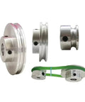 Premium Aluminum Single Groove Drive Pulley For Small Motors 20 To 40 Mm Diameter V Belt Power Transmission Wheel OD 30 By 5 Mm