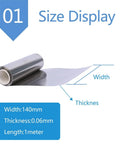 Rolled Top Notch Ninety Nine Point Nine Percent Pure Metal Foil Sheet For Precision Modeling And Industrial Work 0.06 Mm Thickness
