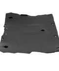 Heavy Duty Front Underbody Splash Guard Shield Fits 2017 Through 2026 Tesla Model 3 And Model Y, black high-density plastic, flat design.