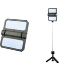 Portable Telescopic Camping Light With Adjustable Stand And Built In Power Supply, Space Saving Fold Out Design