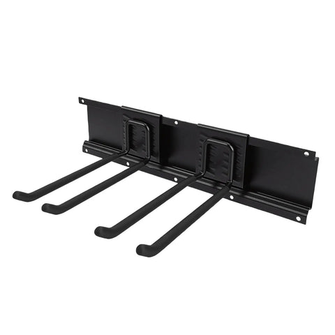 48 Inch Garage Tool Organizer Wall Mount Heavy Duty Storage Rack with 3 Rails and 6 Adjustable Hooks view