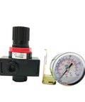 All In One Air Regulator With Gauge FRL No Fuss Setup For Pneumatic Systems 0.05 To 0.85 MPa Range Includes Filter Regulator