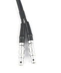 Dual Lemo 00 connectors of 5MHz 12mm High Temperature Ultrasonic Probe Transducer for Thickness Gauge Meter
