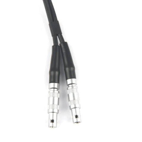Dual Lemo 00 connectors of 5MHz 12mm High Temperature Ultrasonic Probe Transducer for Thickness Gauge Meter