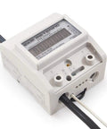 Single Phase kWh Meter For Home And Shop Use, 2 Or 3 Wire, 120V Up To 120/240V, 100A, 60Hz, with LCD and wiring details