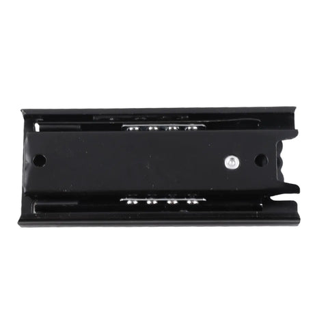 Soft Close 4 Inch Drawer Slides Steel Guide Rails Zinc Plated 2 Pack For Kitchen Cabinets And Wardrobes, black steel slide