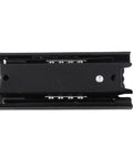 Mini Short Drawer Slides Full Extension Steel With Zinc Plating 2 Pack For Kitchen Cabinets And Furniture, black detail view