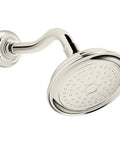 Artifacts Single-Function Showerhead With Katalyst Air-Induction Technology, 2.5 GPM, Vibrant Polished Nickel, 66-Nozzle Spray Face