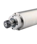 Close-up of 380V ER25 CNC Water Cooled Spindle With 3.2kW Constant Power Motor 4 Bearing High Speed Main Unit For Metalworking Mold Making