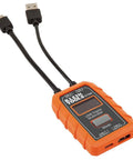 USB Power Meter For USB A And USB C Digital Voltage, Current, Capacity, Energy And Resistance Tester For QC Fast Charge Ports With Real Time Readouts And Alerts showing product design