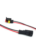 Grab These Sweet 12 Piece Auto Electrical Quick Connectors To Spice Up Your Wire Harness Kit With Gnarly Weather Proof Seals For Durable Car Maintenance, black and red
