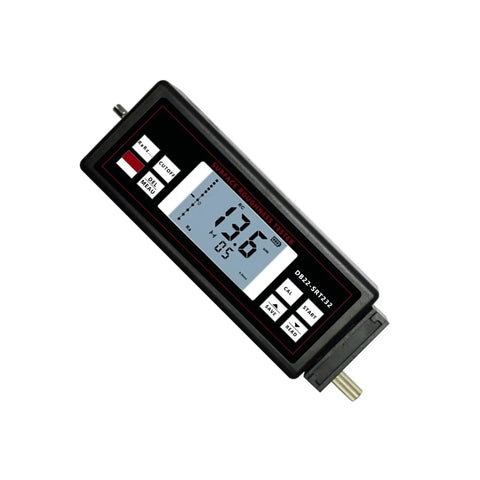 Hassle Free Portable Surface Roughness Tester With Faster Digital Reads For Spot Checking Metal Wood Plastic Finishes showing display and features.