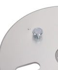 AUNMAS 6.30in LED Ceiling Fan Light Retrofit 5CCT Adjustable 3000K-6500K metal fixture base with magnetic attachment.