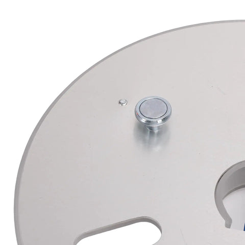 AUNMAS 6.30in LED Ceiling Fan Light Retrofit 5CCT Adjustable 3000K-6500K metal fixture base with magnetic attachment.