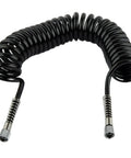 Super Flexible Polyurethane Airbrush Hose With Quick Snap Connectors For Air Compressor And One Eighth Inch Bsp Female Couplings durable coiled hose design