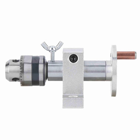 Heavy Duty Live Revolving Center Adjustable Wood Lathe Chuck with premium alloy shaft for precise woodcraft turning.
