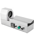 Fast Heat Electric Bottle Sleeve Shrinker Machine With Digital Temp Control For Wine Capsules Up To 70 Millimeters, stainless steel design.