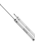 Compact Stainless Steel Slim Air Pneumatic Cylinder CDJ2B 10 To 100 With M5 Port, 10mm Bore, 100mm Stroke, double-acting rod