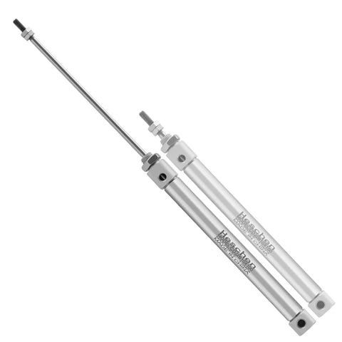 Compact Stainless Steel Slim Air Pneumatic Cylinder CDJ2B 10 To 100 With M5 Port, 10mm Bore, 100mm Stroke, double-acting rod