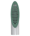Angled Drainage Grate For Yard And Outdoor Drainage, 4 Inch Emitter Grate With Built In Grille Cover made of PVC