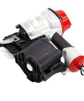 Pro-Grade Pneumatic Roofing Nailer 15 Degree Coil Nailer for One and Three Quarter Inch to Two and Three Quarter Inch Siding Nails