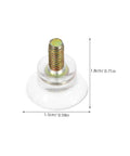 Heavy Duty Screw In Furniture Floor Protectors Set 10 Pcs With Plastic And Iron Pads Non Slip Glides With Suction Cups For Sofas Tables
