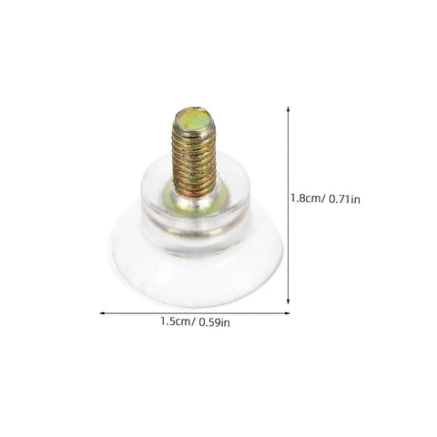 Heavy Duty Screw In Furniture Floor Protectors Set 10 Pcs With Plastic And Iron Pads Non Slip Glides With Suction Cups For Sofas Tables