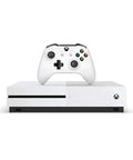 Certified Refurbished Xbox One S Rig Packed With A Huge One Terabyte Drive Featuring Sick Gears 5 Bundle Plus Dope Wireless Controller on top.
