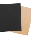 Top Tier 100 Piece Sandpaper Sheets For Woodworking Pros, showing black and beige aluminum oxide sheets for furniture polishing.