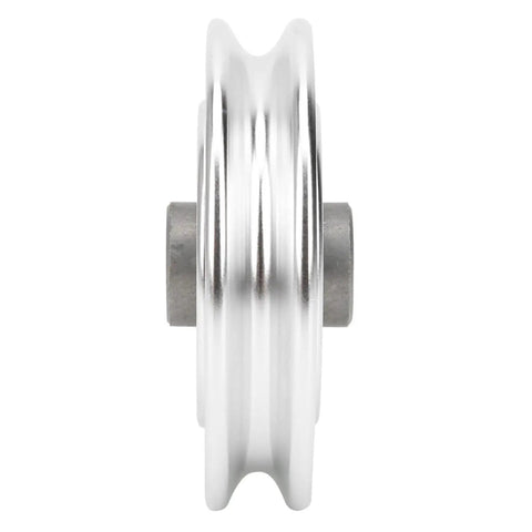 Lightweight Aluminum Alloy Gym Pulley Wheel For Home Workouts Heavy Duty Bearing Cable Pulley 70mm side view