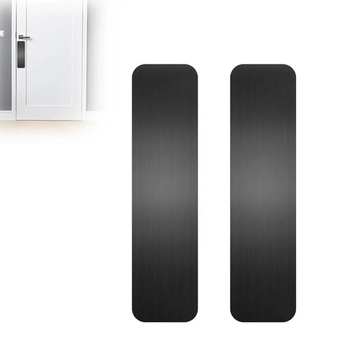Tough As Nails Steel Dog Door Protector And Scratch Proof Kick Plate Covers Every Door Seam Brushed Black Metal Guard