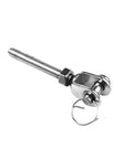 Heavy Duty 304 Stainless Steel Jaw Turnbuckle Closed Body Design for Marine Rigging and Outdoor Construction Projects, Single Unit