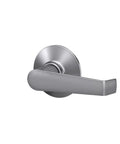 Elan Door Lever Hall And Closet Passage Handle Satin Chrome Non Locking Interior Door Hardware With Easy Install And Self Aligning Screws
