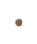 Half Inch Walnut Wood Flat Head Plugs For Furniture, Hidden Screw Hole Caps, premium wooden plug against white background