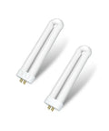 15W UV Bug Zapper Light Bulb Replacement 4 Pin Base U Shaped Twin Tube For T6 Insect Attraction Lamp 365nm Blue Light That Lures Mosquitoes Gnats Moths 2 Pack