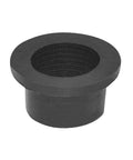 Three Pack Heavy Duty Flanged Bushings 6715163 No Sweat Install Fitment For Bobcat T110 T770 Track Loaders And S66 S770 Skid Steer close-up view of black cylindrical bushing.