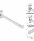 Heavy Duty Slotwall Shelf Brackets For 18mm Slatwall Channels, Silver Iron with detailed mounting plate and durable design