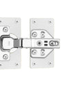 Soft Close Hinge Repair Kit For Cabinet Doors Quiet Self Closing Dampers To Stop Slamming Anti Pinch Design on metal plate