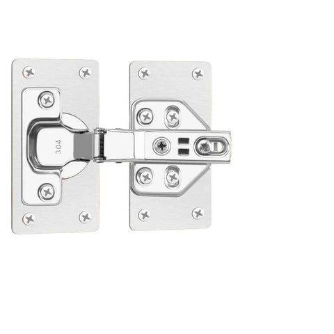 Soft Close Hinge Repair Kit For Cabinet Doors Quiet Self Closing Dampers To Stop Slamming Anti Pinch Design on metal plate