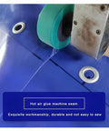 Close-up of hot air seam on Must Have Foldable PVC Water Tank 240L Portable Water Storage Bladder showing durable construction.