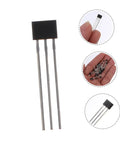 Forty Piece Linear Hall Effect Sensor Kit for Analog Magnetic Field Detection plug and play no calibration DIY sensor modules