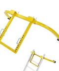 Heavy Duty Ladder Stabilizer for Roof Gutter and Wall Ladders, Adjustable Non Slip Steel Wing Span Standoff, Wall Corner Stabilizer