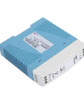 DIN Rail Power Supply 24W 24V 1A Industrial Grade With Full Range 85-264VAC Input For Automation Control Systems, blue and white unit
