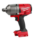 Three Quarter Inch Drive High Torque Impact Wrench With One Key Bare Tool Delivers Up To Twelve Hundred Ft Lbs Fastening Torque And Fifteen Hundred Ft Lbs Nut Busting Torque tool in red with brushless motor