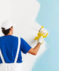 Person using a Heavy Duty Paint Edger Roller For Interior Walls Ceilings And Doors Cuts Crisp Lines Hassle Free.