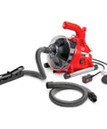 Badass Auto Clean Sink Machine With Thirty Foot One Quarter Inch Inner Core Cable And Zero Fuss Auto Feed Control. Compact drain cleaner.